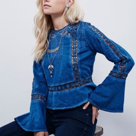 Free People Tops - Free People Everyday Fairytale Lace Crochet Top M